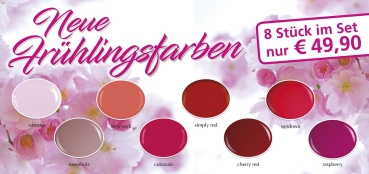 Frühlingsfarben 8 Stück im Set a'5ml